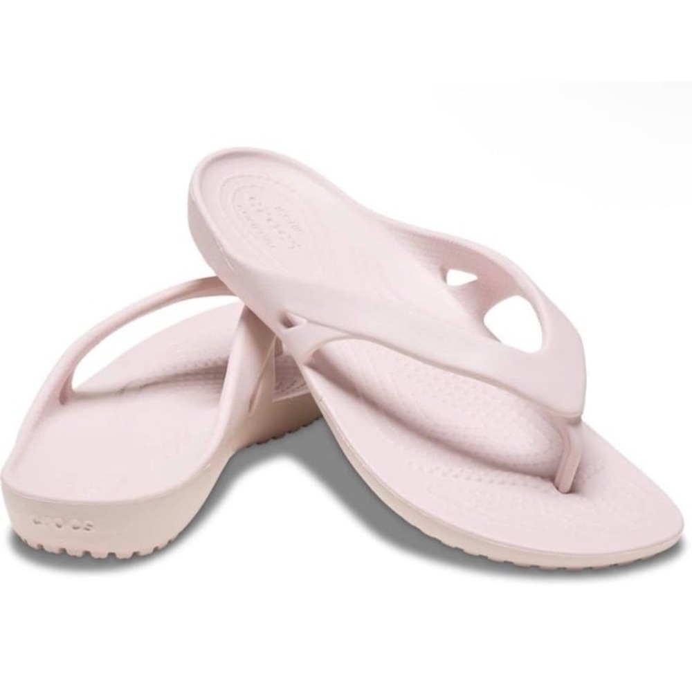 Crocs Kadee II Flip Flops Light Pink Size 9